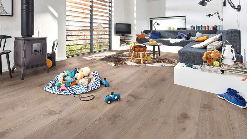 MEISTER Laminat - MeisterDesign LL 250 Bacheiche 07143 | Synchronprägung (600009-2052248-07143)