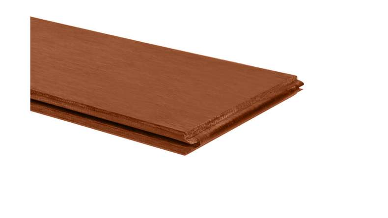 planeo Holzterrasse Massivdiele Bambus Hell glatt/fein genutet - 1850 x 137 x 20 mm