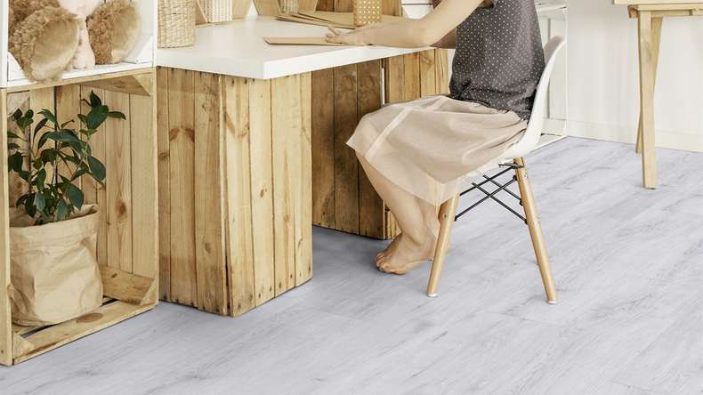 Gerflor Klick Vinyl - Virtuo 30 Rigid Acoustic Sunny Snow | Trittschalldämmung integr. (39121477)