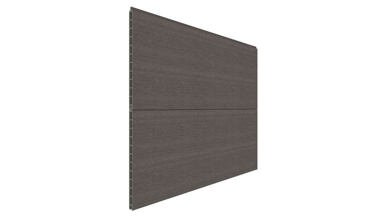 planeo INFINITY XL-Board - WPC CoEx Steckzaun Dunkelgrau 176 x 183 cm