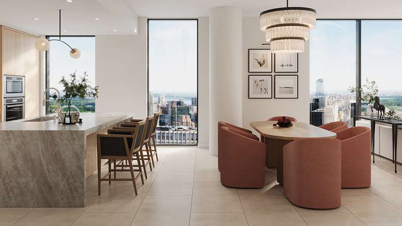 planeo Rigid Klick Vinyl - Luna Beige XXL Fliese 1220x610mm | Trittschalldämmung integr. (DF-KF-994-030)