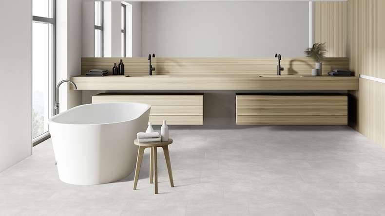 Gerflor Klick Vinyl - Senso Premium Rigid Acoustic Pepper light | Trittschalldämmung integr. (39480890)