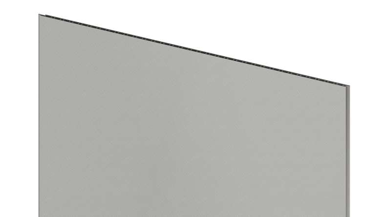 planeo Wandverkleidung Kunststoff Paneele XL - MPC Tech Grey 60 x 265 cm