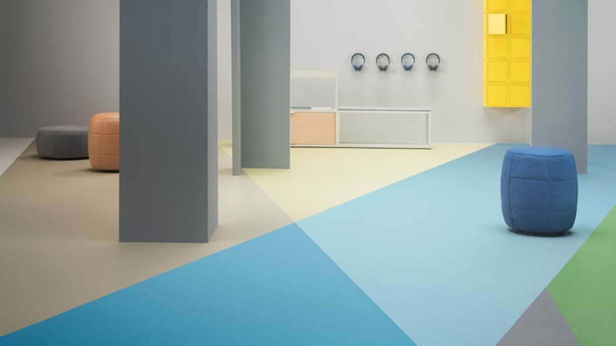 Forbo Linoleum Marmoleum Uni Piano - Neptun blue 3645 - 2.5mm