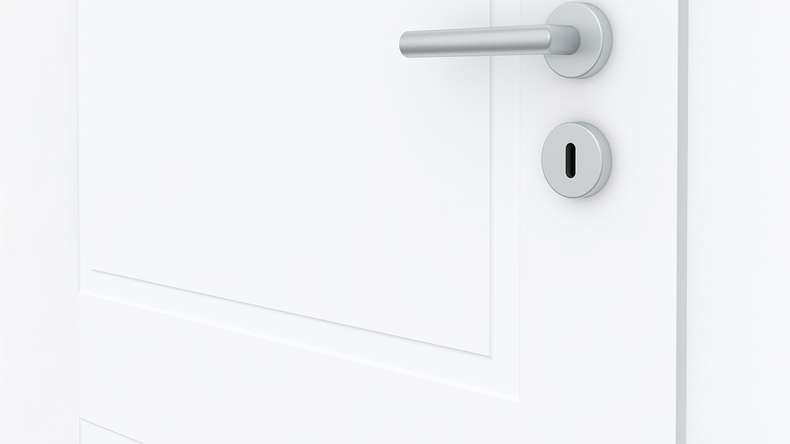 planeo Design-Innentür PUREA Essence 2 Weißlack 9003 Designkante | lackiert - 1985 x 610|735|860|985 mm