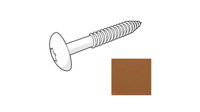 Trespa HPL Fassadenschraube - Romantic Walnut 4,8 x 38mm