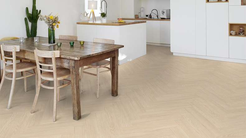 Gerflor Klebevinyl - Virtuo 55 Glue Down HB Blomma beige | Authentisches Erscheinungsbild (39201460)
