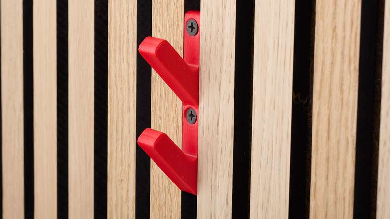 planeo 3D Haken - Rot 2 Stk