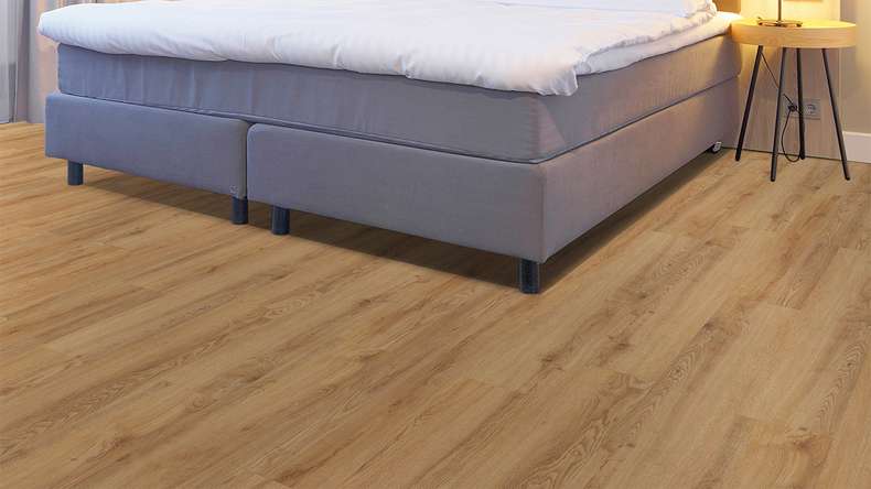 planeo Rigid Klick Vinyl - FlexCore 55 Toffee Oak | Trittschalldämmung integr. (plfc-5233FS55)