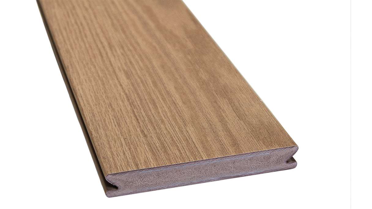 planeo Design Wood - BPC Terrassendiele Massiv - Natural Oak strukturiert