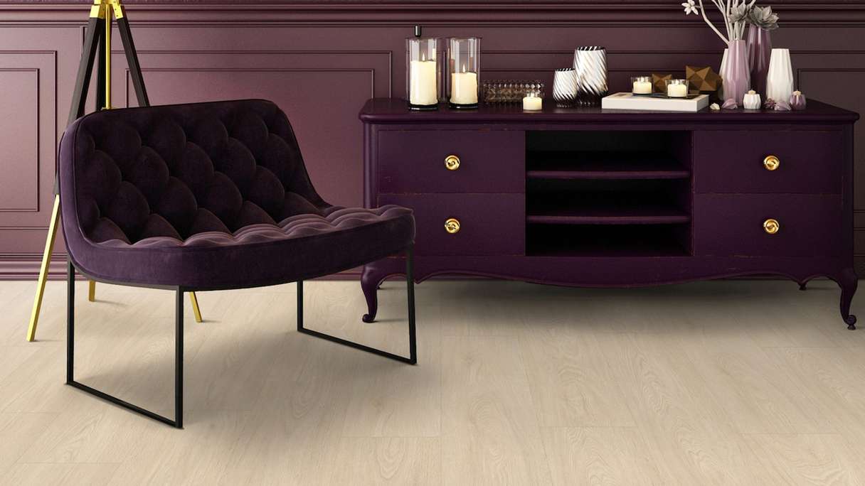 Gerflor Klick Vinyl - Virtuo 55 Rigid Acoustic EIR Blomma Cream (39061463)