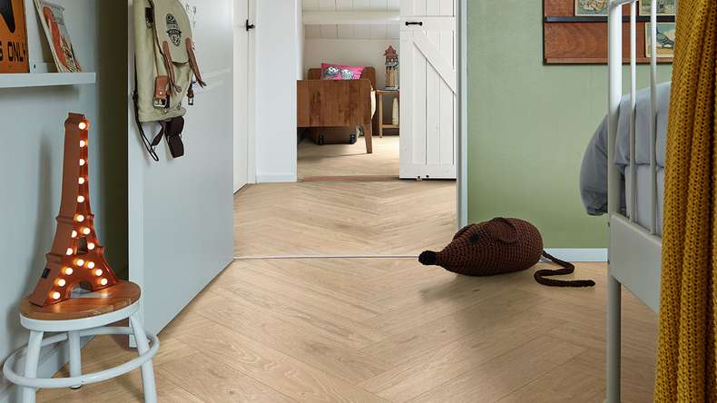 planeo Holzboden - Edelholz Herringbone Eiche Verdal | Made in Germany (EDP-0398)