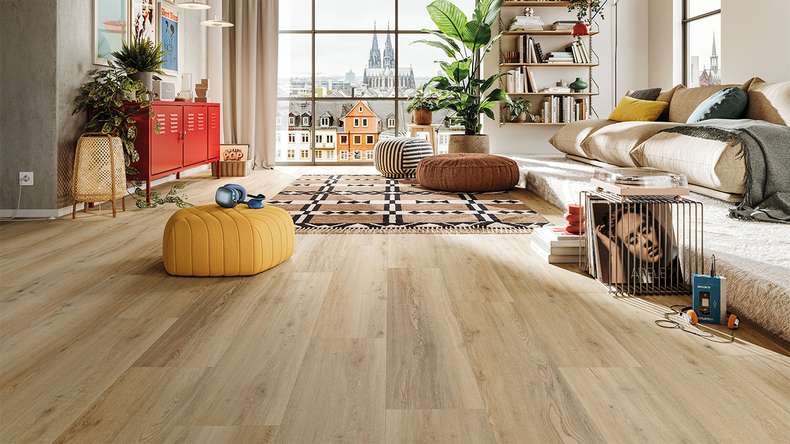 MEISTER Designboden Dryback-Vinyl DD 155 - 20190 Minimal wave Natural Wood-Struktur (400048-1226186-20190)