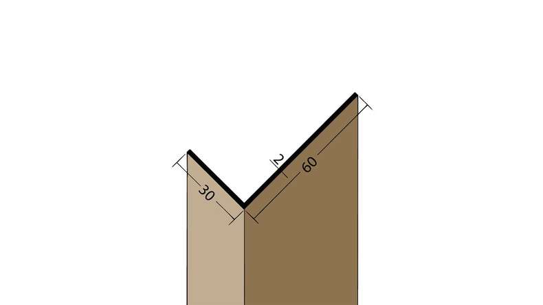 planeo Protect Winkelprofil - WP 30x60x2500mm weiß