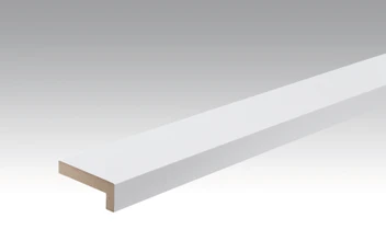 MEISTER Sockelleisten Winkelabdeckleisten Weiß Hochglanz 4084 - 2380 x 60 x 22 mm (200028-2380-04084 - 2605234084)