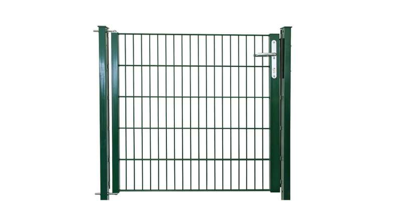 planeo Universaltor leicht 1-flg. Moosgrün H 1200 x B 1090 mm inkl. Torpfosten