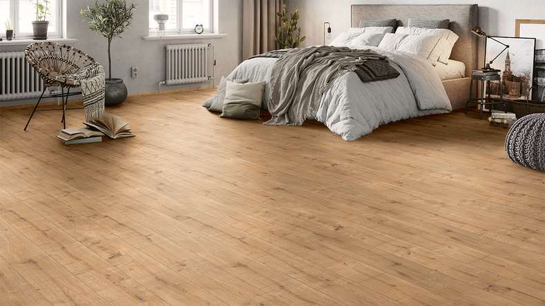 planeo Laminat - Eiche Honig | antibakterielle Oberfläche (KRO-8003)