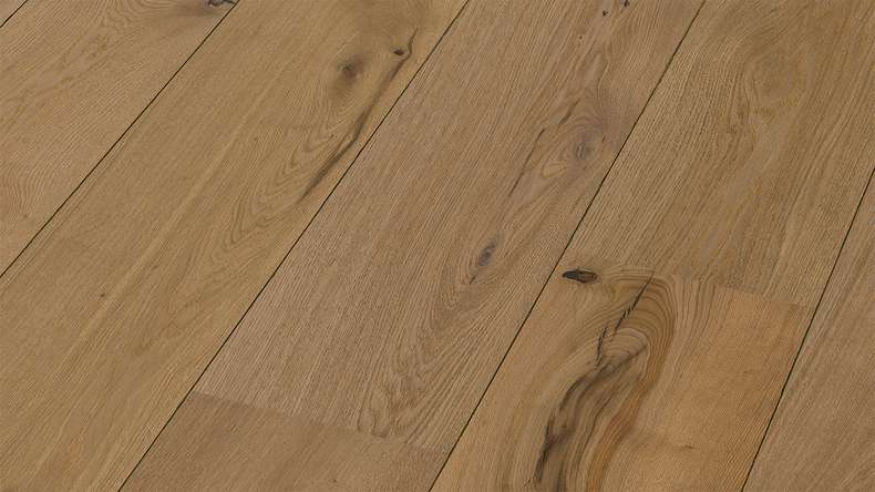 MEISTER Lindura-Holzboden HD 400 - 08923 Eiche authentic greige ultramattlackiert 2200 x 270 x 11 mm (500214-2200270-08923)