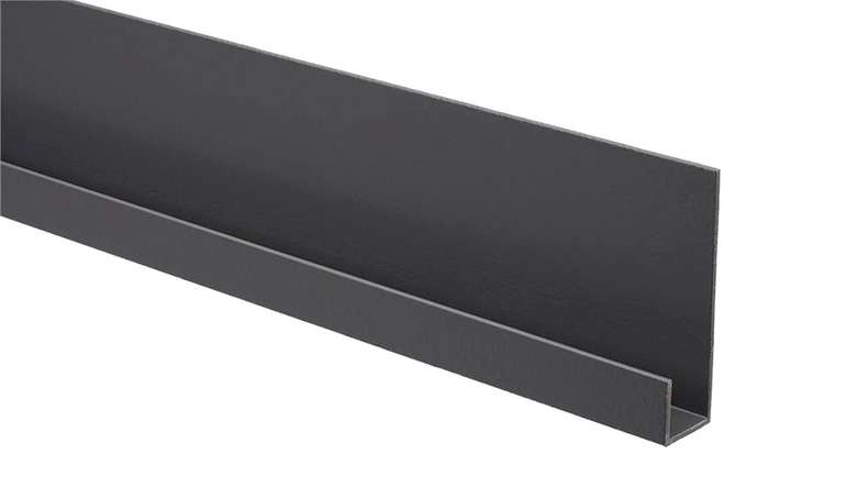 Trespa Proface Endprofil - Slate Ebony 3000 mm