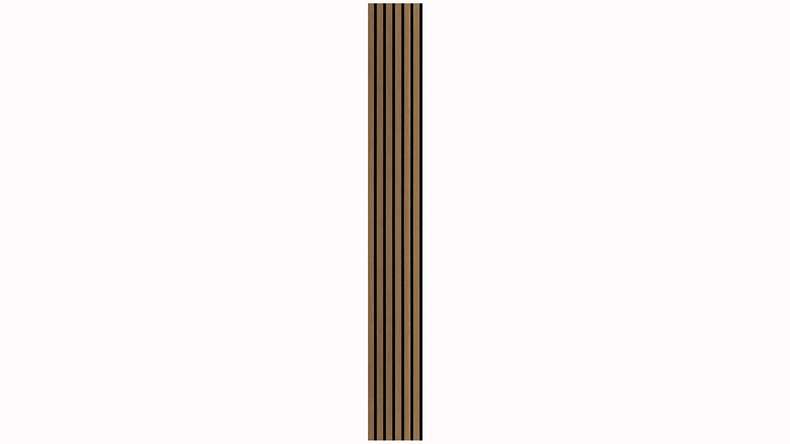 Skaben Akustikpaneele 6mm SilentWall Comfort Light - Eiche Rustikal - 250 x 30 cm