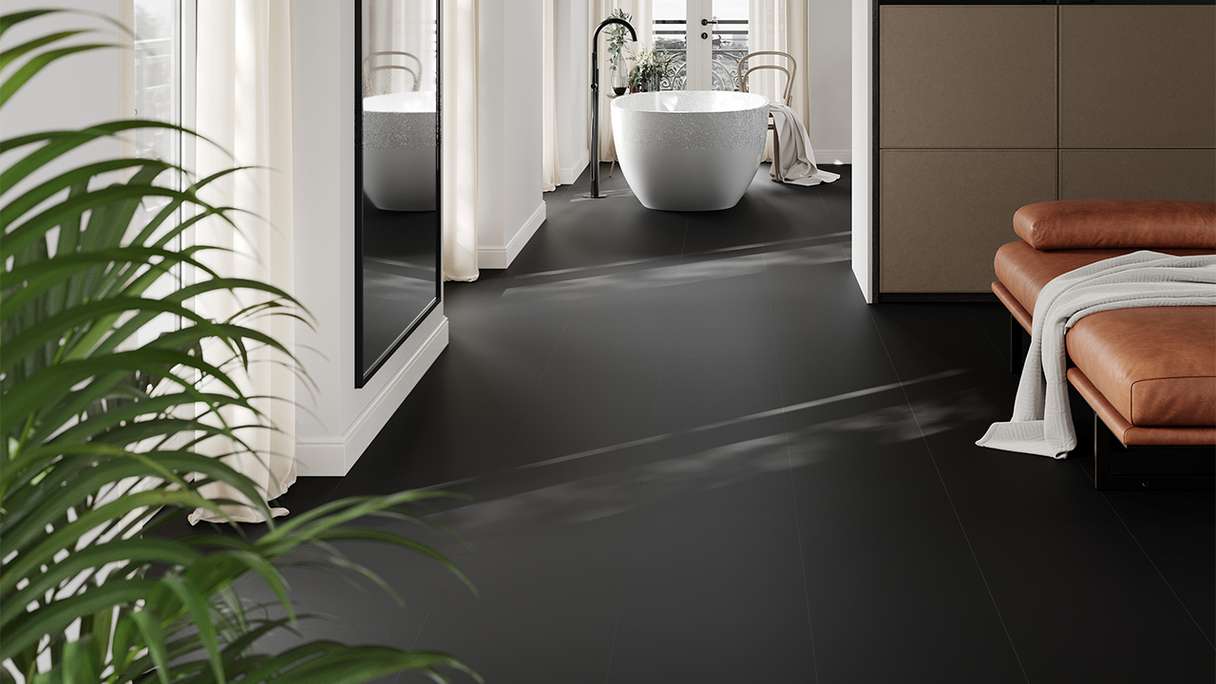 planeo Laminat - MAX Schwarz Supermatt