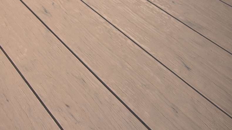 planeo TitanWood - Massivdiele sand-braun antik gealtert/gebürstet 4m | 5m