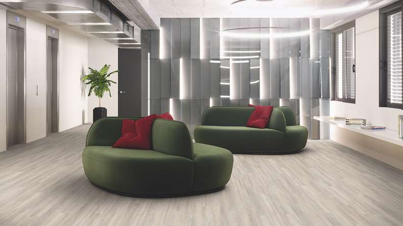 Gerflor Klick Vinyl Rigid - Creation 40 Clic Acoustic Bostonian Oak Beige | Trittschalldämmung integr. (61300853)