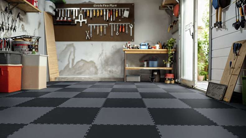 Gerflor Garagenboden - R-Tile 9004 Black (39579004)