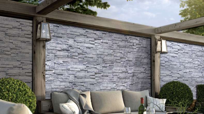 planeo Wandverkleidung Steinoptik - NovikStone DS Grigio 1054 x 334 mm