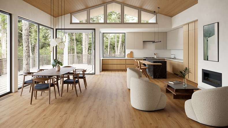 planeo WPC Klick Vinyl - PUREtec MAX 70 EIR Honey Nature Oak | Trittschalldämmung integr. (RP-A50-1)