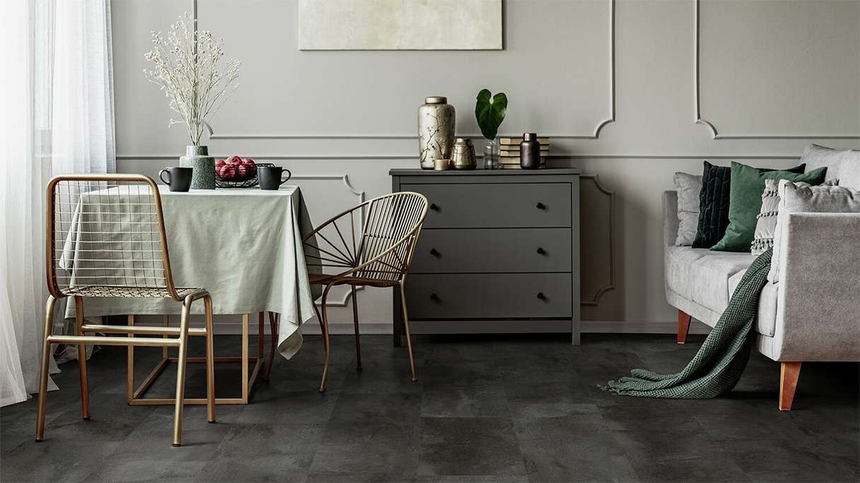Gerflor Klick Vinyl - Senso Clic 3 Shale Black | Made in France (61221297)