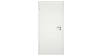planeo Design-Innentür VELA Kado 3O Weißlack 9010 Eckkante | lackiert - 2110 x 610|735|860|985 mm