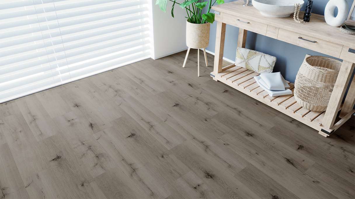 SKAVA Rigid Klick Vinyl - Home Grey Oak | wasserfest (LO-1090)
