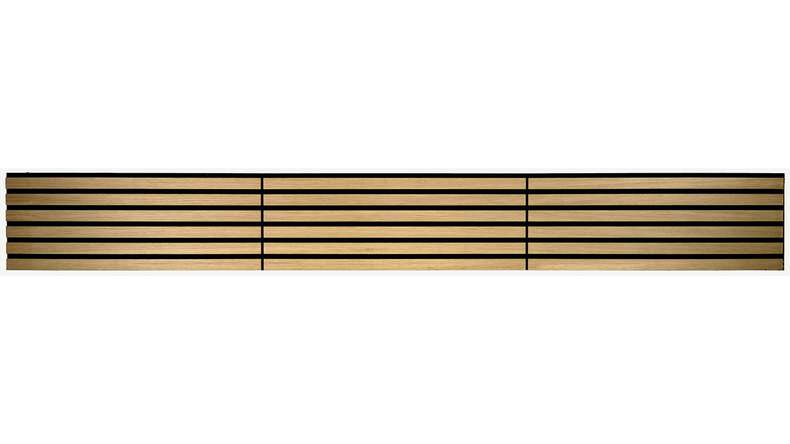 Skaben Akustikpaneele SilentWall Compact - Eiche Hellbraun - 244 x 30,5 cm