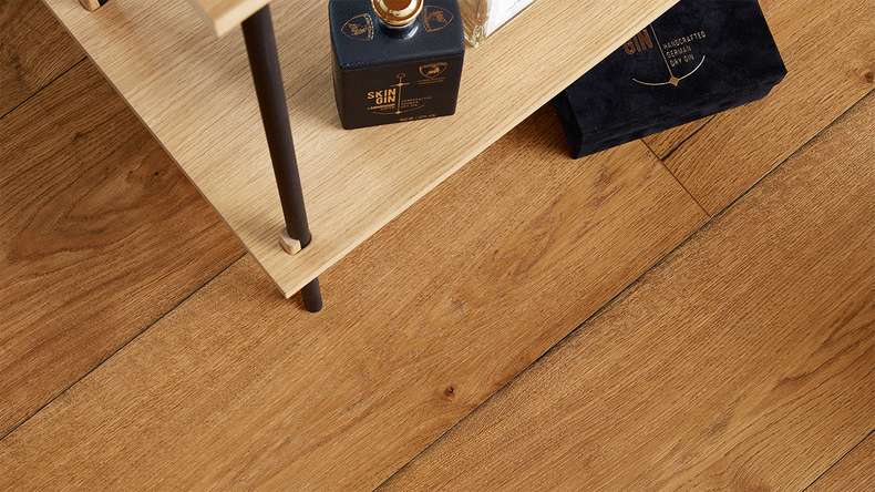 MEISTER Lindura-Holzboden HD 400 - 08911 Eiche authentic kastanienbraun naturgeölt 2200 x 270 x 11 mm (500213-2200270-08911)