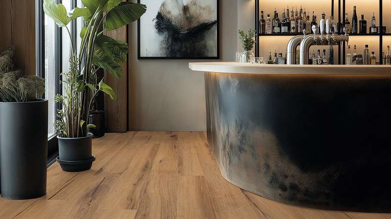 Gerflor Klick Vinyl Rigid - Creation 40 Clic Acoustic Cedar Golden | Trittschalldämmung integr. (61311606)