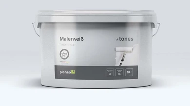 planeo Malerweiß weiß 10l - matt 