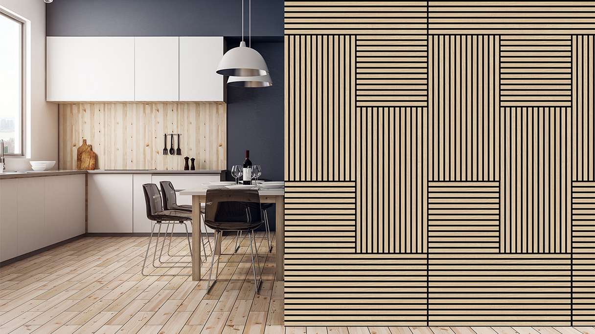 planeo Akustikpaneel - MixWall Timber Solid Flare Oak 52 x 52 cm | Echtholzfurnier (PLMW-00311C)