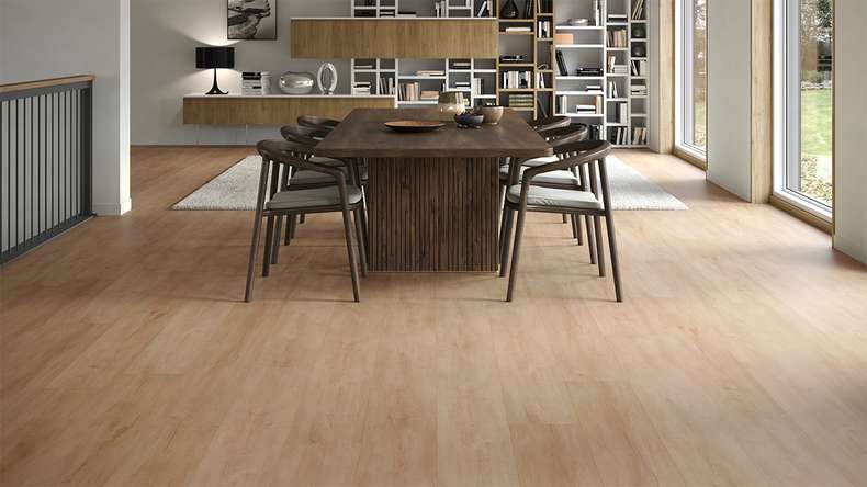 planeo Klick Vinyl Rigid - Eiche Genova 1,82m lange XL Diele ultramatt | Trittschalldämmung integr. (MF-1019)