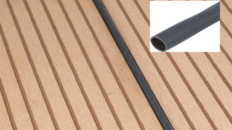 planeo Fugendichtungsschlauch 4mm für WPC-Terrassendielen - 50m Rolle