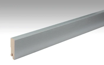 MEISTER Sockelleisten Fußleisten Edelstahl DF 063 - 2380 x 60 x 16 mm (200010-2380-00063 - 698123063)