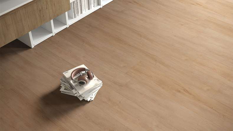 planeo Klick Vinyl Rigid - Eiche Genova 1,82m lange XL Diele ultramatt | Trittschalldämmung integr. (MF-1019)
