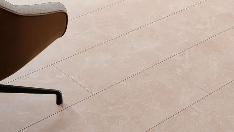 planeo Rigid Klick Vinyl - Stone Botticino light Matt | Trittschalldämmung integr. (100P2911MT)