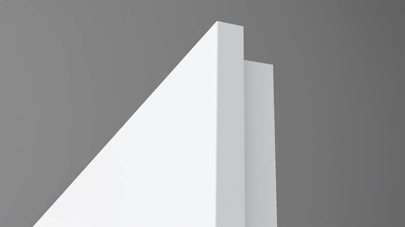 planeo Innentür PUREA Calma Weiß 9003 Designkante | SMH - 2110 x 610|735|860|985 mm
