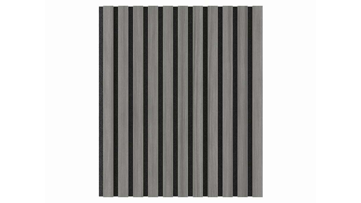 planeo Akustikpaneele - Eiche Grau - 2400 x 525 x 18mm (PU-A-006)