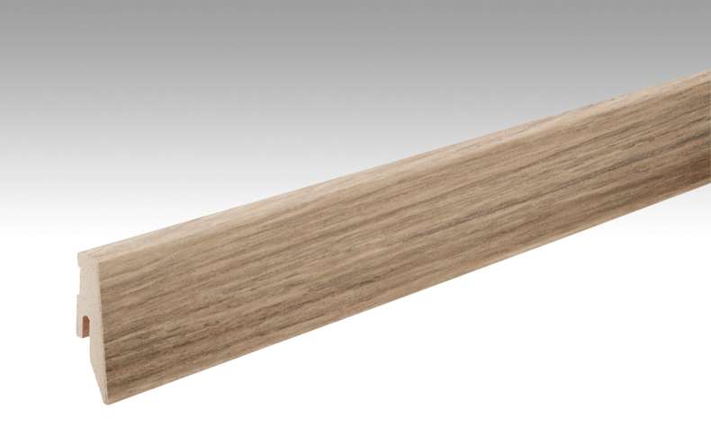 MEISTER Sockelleisten Fußleisten Eiche Nova 6413 - 2380 x 60 x 20 mm (200005-2380-06413 - 6938236413)