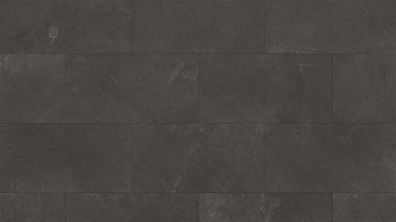planeo Rigid Klick Vinyl - STEINWERK PUCore XL Steinfels Anthrazit | Trittschalldämmung integr. (NF-FXL-298)