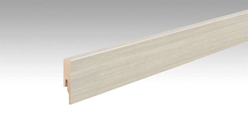 MEISTER Sockelleisten Fußleiste Profil 20 PK Turmeiche cremeweiß 7119 - 2380 x 60 x 16 mm (200013-2380-07119 - 6948237119)