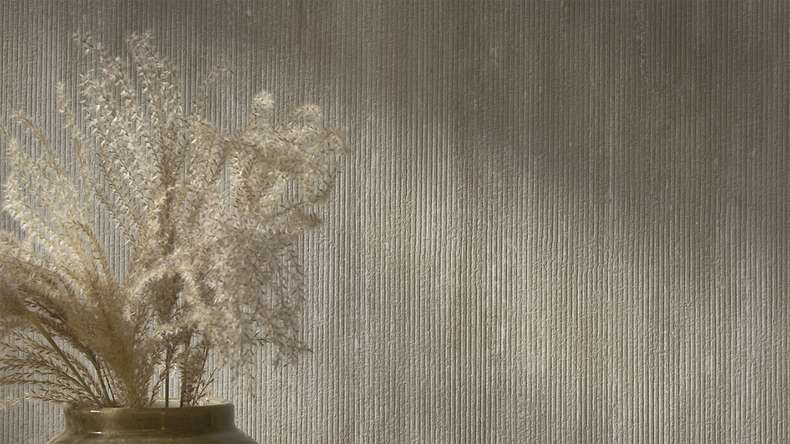 planeo Wandverkleidung SPC - CeraRock Tile Stripes Light Travertine 120 x 60 cm