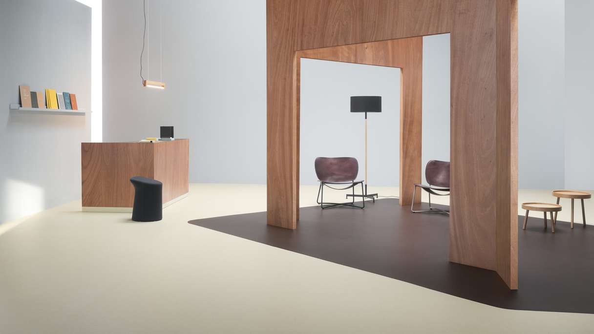 Forbo Linoleum Marmoleum Cocoa - white chocolate 3584 - 2.5mm